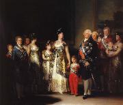 Francisco Goya karl iv med sin familj France oil painting artist